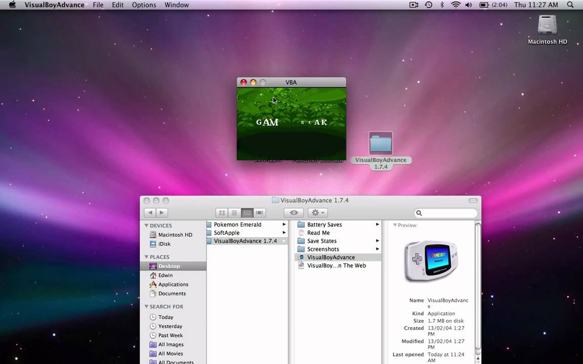mac emulator gba